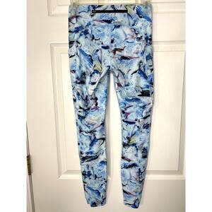 Lululemon Womens Speed Up Luxtreme Legging Hip Pockets Multi Blue 4 Fitness Gym